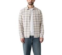 Levi's Sunset 1 Pocket Standard Button-Down Shirt, Ishu Plaid Moonbeam, L Men's