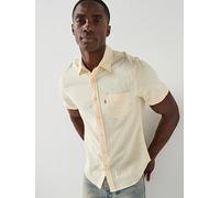 Levi's Sunset Short Sleeve Shirt, Yellow, Size Xl, Men Yellow