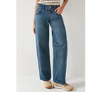 Levi's Superlow Loose Yoke, Blue, Size 32, Inside Leg 30, Women Blue