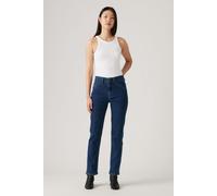 Levi's Women's Tailored 724 Straight Jeans Seams to Work Blue 26 32