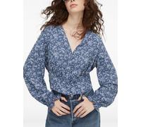 Levi's Tamara floral-print V-neck blouse - Blue XS-S