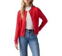 Levi's Tara Super Soft Crewneck Cardi Cardigan Sweater for Women, Red Colour., M