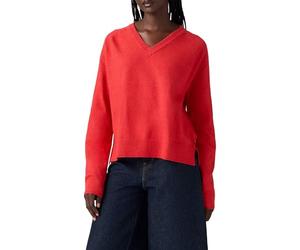 Levi's Tara Supersoft V-Neck Pullover True Red, True red, XS