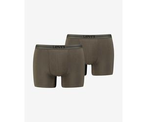 Levi's Tencel Basic Boxer Shorts Khaki Green (2 Units) - XXL