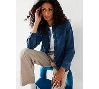 Levi's Teodora Western Shirt - Air Space 5 - Blue, Blue, Size L, Women Blue