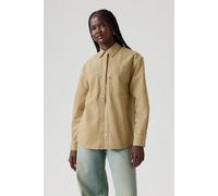 Levi's Teodora Western Shirt Tan size M | Button-Down Shirts Outlet | Women M
