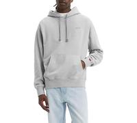 Levi's The Authentic Neutrals Hoodie, Light Gray Htr Bros, M