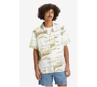 Levi´s ® The Sunset Camp Short Sleeve Shirt Beige S Men