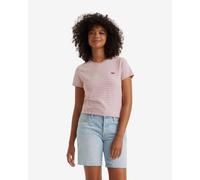 Levi's The Perfect Short Sleeve T-shirt pink white red Women - XS