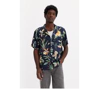 Levi's Men's The Sunset Camp Shirt Multi-Colour Color, Nepenthe Floral Navy, S