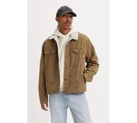 Levi's Type 3 Sherpa Trucker Washed Cougar Canvas size M | Denim Jackets Outlet | Men M