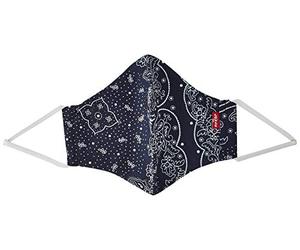Levi's Unisex 1 Pack Reusable Face Cover Bandana, Blue/Black/Red, Large