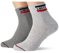 LEVIS unisex-adult Sportwear Logo Quarter 144 Quarter, grey combo, 39-42