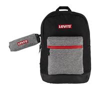 Levi's Unisex-Adult's Batwing Backpack, Black/Grey, One Size