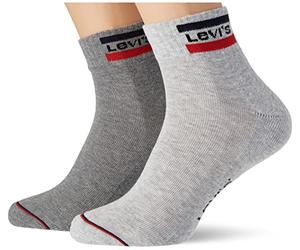 Levi's Unisex QUARTER, Grey Combo, 9-11 UK