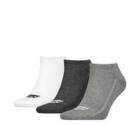 Levi's Unisex Recycled Cotton Sneaker Sock, grey combo, 39/42