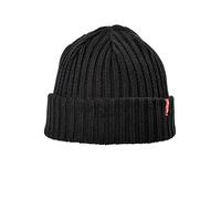 Ribbed Beanie Black One Size