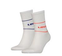 Levi's Unisex Sport Short socks, red/blue combo, 39/42