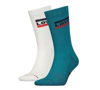 Levi's Unisex Sportswear Logo regular socks, ocean depths, 35/38