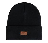 Levi's Unisex's Classic Warm Winter Knit Beanie Hat Cap Fleece Lined for Men and Women, Black Label, One Size