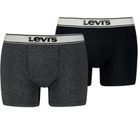 Levi's Vintage Heather Organic Cotton Boxer Briefs, Black
