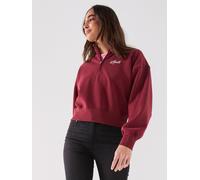Levi's Vintage Logo 80s Quarter Zip Sweatshirt, Blue, Size S, Women Blue
