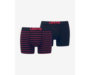 Levi's Vintage Stripes Boxer Shorts Black Red (2 Units) - S