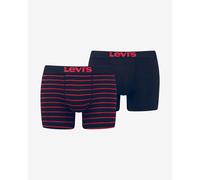 Levi's Vintage Stripes Boxer Shorts Black Red (2 Units) - XL