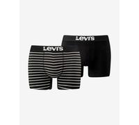 LEVIS Men's Boxer, Jet Black, M (Pack of 2)