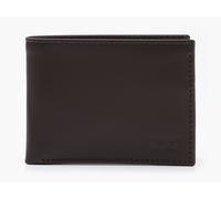 Levis Wallet Leather Mens Full Grain Vintage Two Horse dark brown