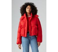 Levi's Western Bubble Shorty Puffer Coat In Red size L | Winter Jackets Outlet | Women | Red L