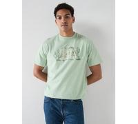 Levi's Western Graphic Boxy Fit T-Shirt, Green, Size L, Men Green