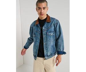 Levi's Western Shothorn Denim Trucker Jacket, Blue, Size Xl, Men Blue