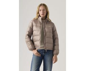 Levi's Willa Down Packable Jacket Taupe Gray size XS | Winter Jackets Outlet | Women | Black XS