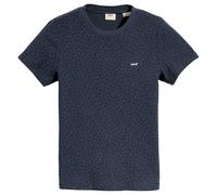 Levi's Women Ss Rib Baby Tee T-Shirt, Belissima Ditsy Naval Academy, M