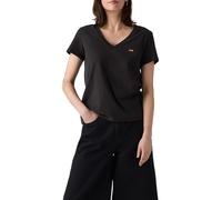 Levi's Women's 2 Pack Perfect V-Neck Tees T-Shirt, 2 Pack V Neck White, L