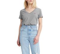 Levi's Women's 2-Pack V-Neck Tee T-Shirt, White + & Starstruck Heather, L