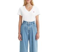 Levi's Women's 2-Pack V-Neck Tee T-Shirt, White + & White +, XS