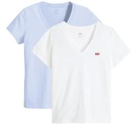 Levi's Women's 2pack Perfect Vneck Tees T-Shirt, 2 Pack V Neck Kentuc, M