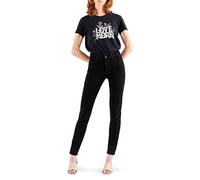 Levi's Women's 310 Shaping Super Skinny Jeans, Black Squared, 29W / 28L
