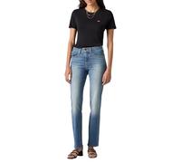 Levi's Women's 314 Shaping Straight Jeans, Smudged Line, 32W / 32L