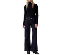 Levi's Women's 318 Styled Shpaping Wide Leg Jeans, Darkest Sky, 31W x 30L