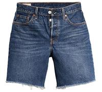 Levi's Women's 501 90S LW Dark Indigo-Worn in, Bottom Bar Short Ltw, 24