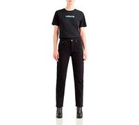 Levi's Women's 501 Crop Jeans, Black Sprout, 32W / 30L