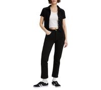 Levi's Women's 501 Crop Jeans, Black Sprout, 30W / 28L