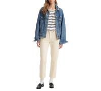 Levi's Women's 501 Crop Jeans, Ecru Booper No Damage, 31W / 30L