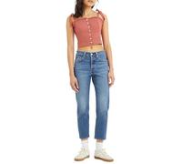 Levi's Women's 501 Crop Jeans, Erin Can't Wait Stretch, 27W / 28L
