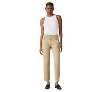 Levi's Women's 501 Crop Jeans Scraped Travertine STF Beige 24 28