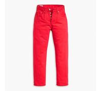Levi's Women's 501 Crop Jeans, Script Red 501, 27W / 28L