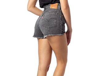 Levi's Women's 501 Original Shorts Denim Shorts Eat Your Words (Black) 27